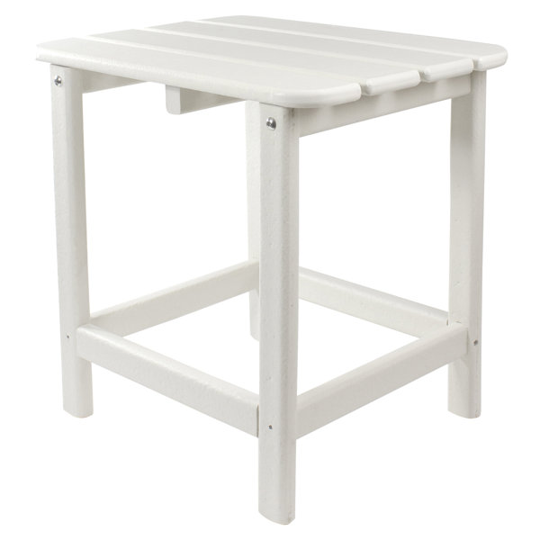Northlight All Weather Recycled Plastic Outdoor Side Table White Wayfair
